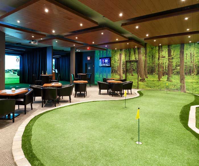 luxury basements - putting greens