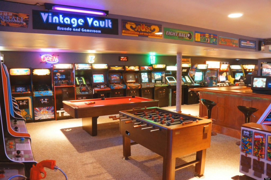 luxury basements - arcade