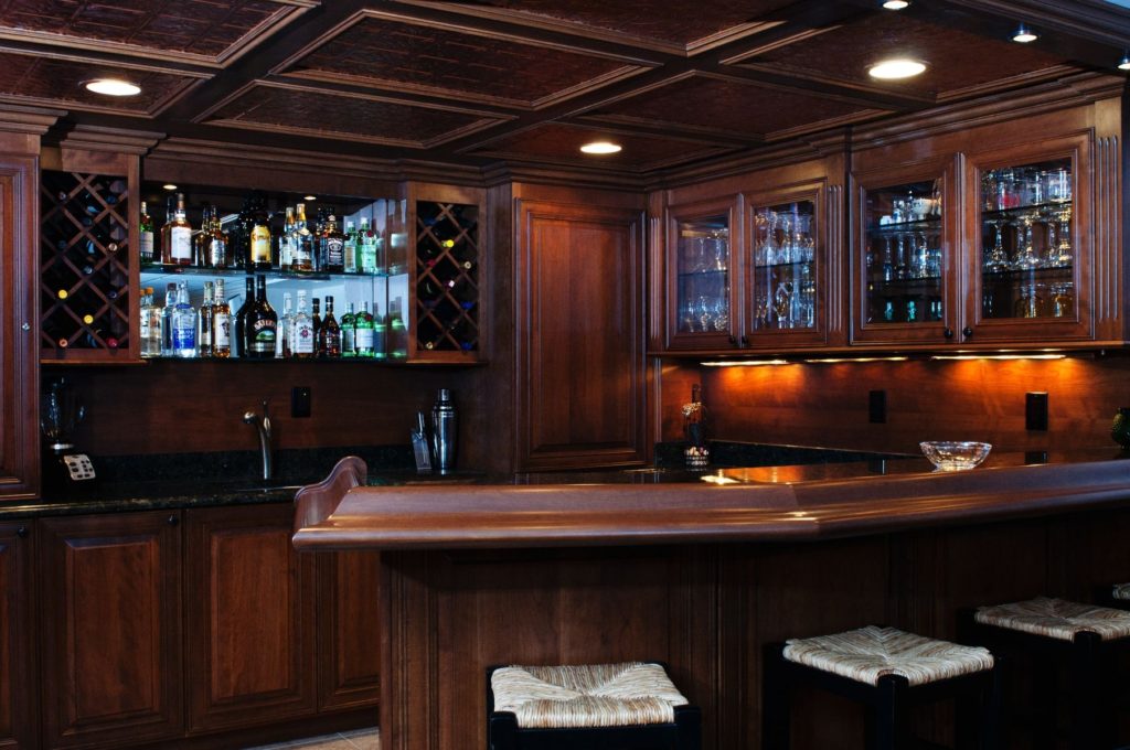 luxury basements - The Bar