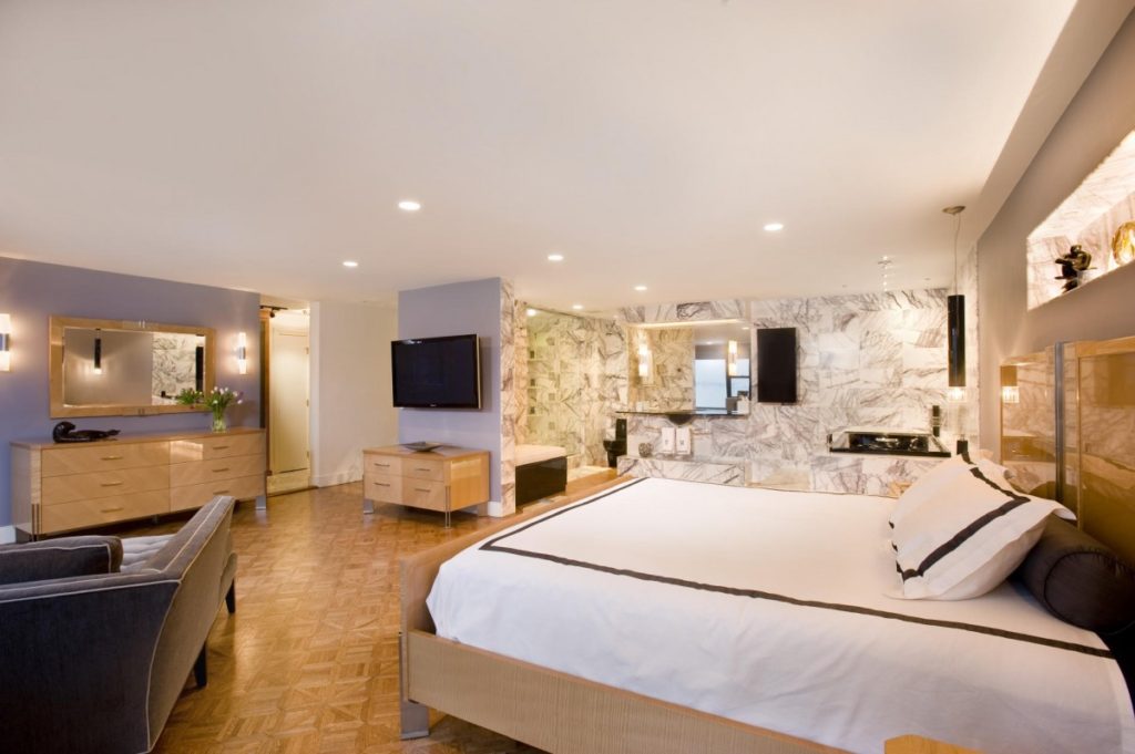 luxury basements - guest room