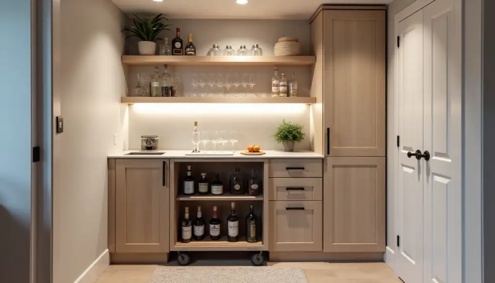 Compact Bar Cart Style
